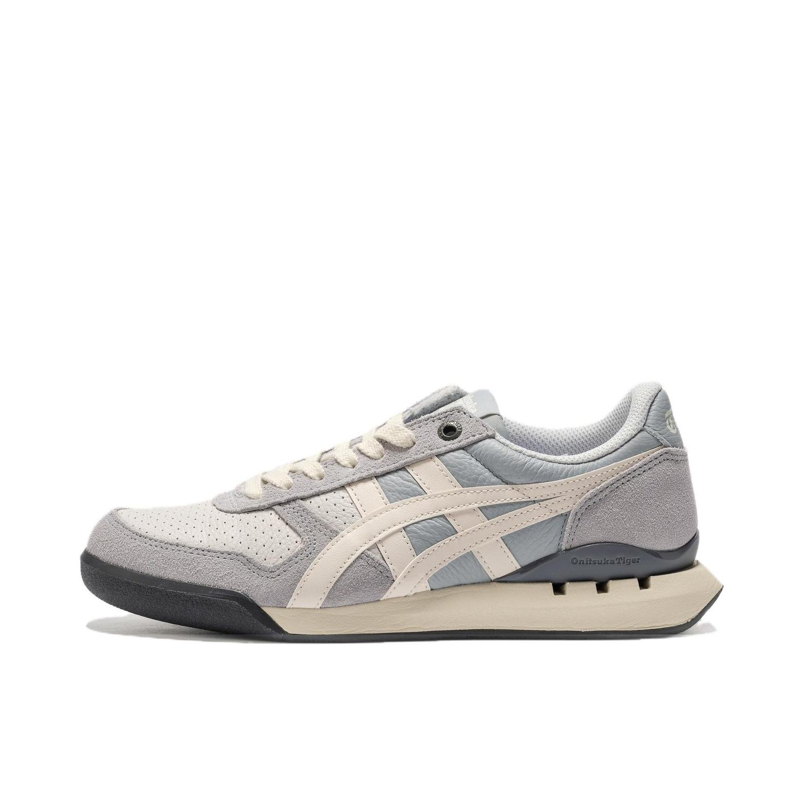 推荐商品：Onitsuka Tiger Ultimate 81 EX 耐磨百搭 舒适透气 时尚复古 织物 休闲鞋 灰色/蓝色