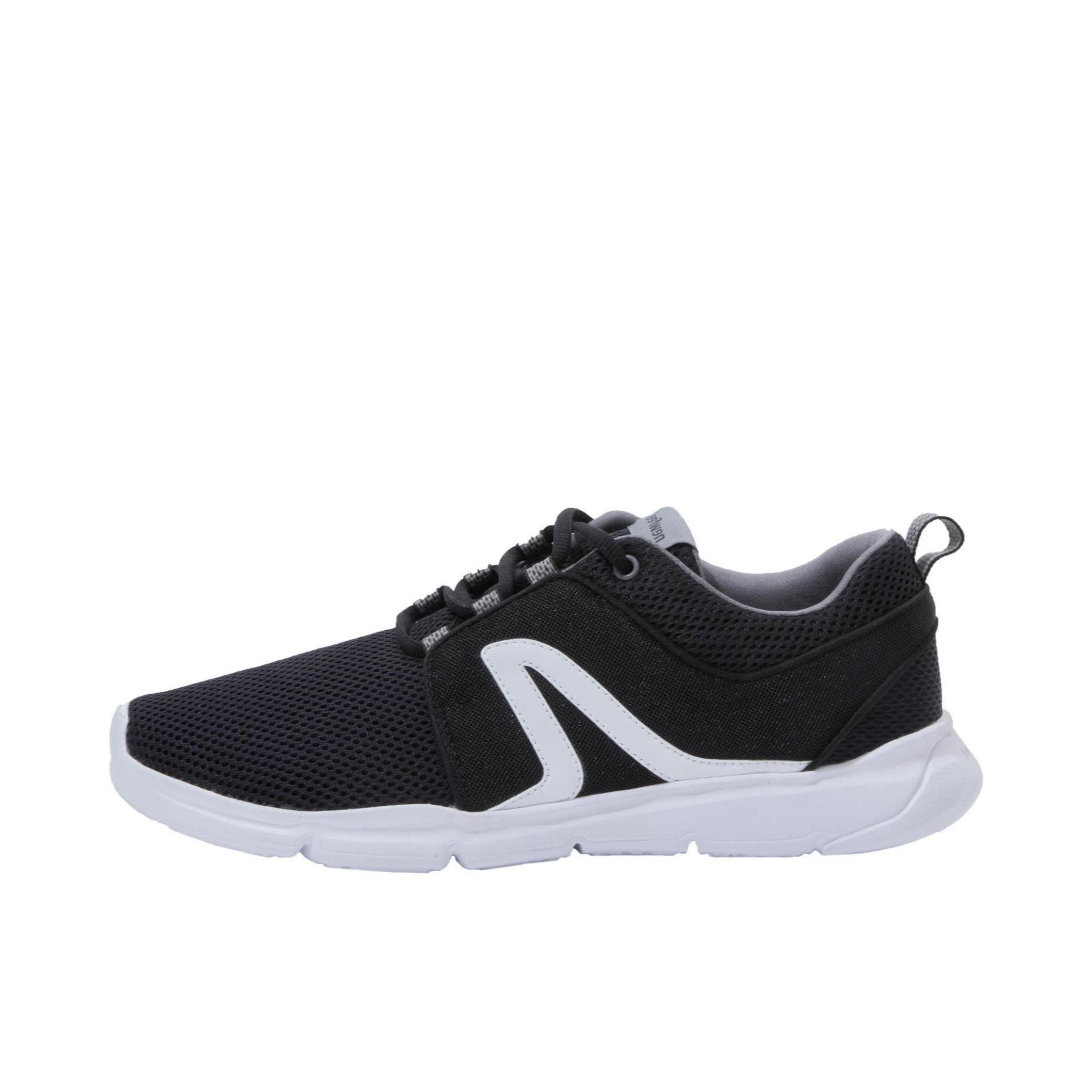 推荐商品：Decathlon/迪卡侬 Soft 140 网面轻便透气 软底 情侣 跑鞋 女款/黑色/白色