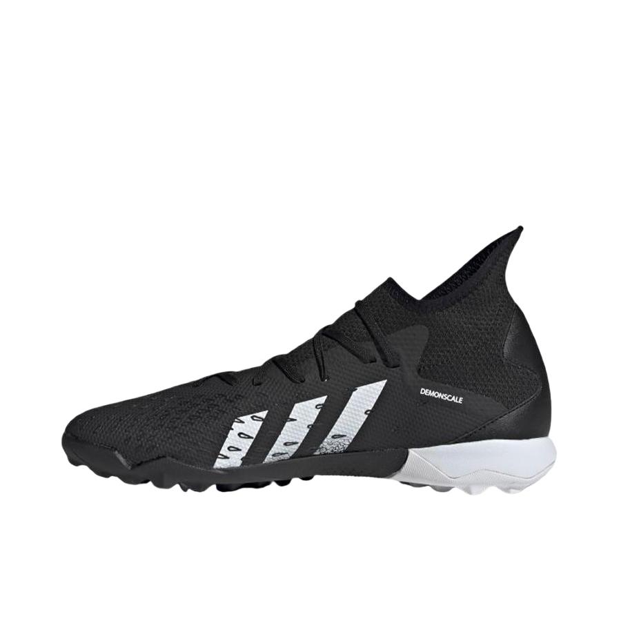 推荐商品：adidas Predator Freak.3 TF 足球鞋 中端胶质碎钉人造草地硬草地防滑耐磨圆头 黑色/白色