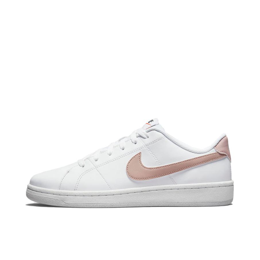 推荐商品：Nike Court Royale 2 板鞋 时尚百搭舒适透气缓震轻便防滑耐磨休闲 可回收材料/白色/粉色