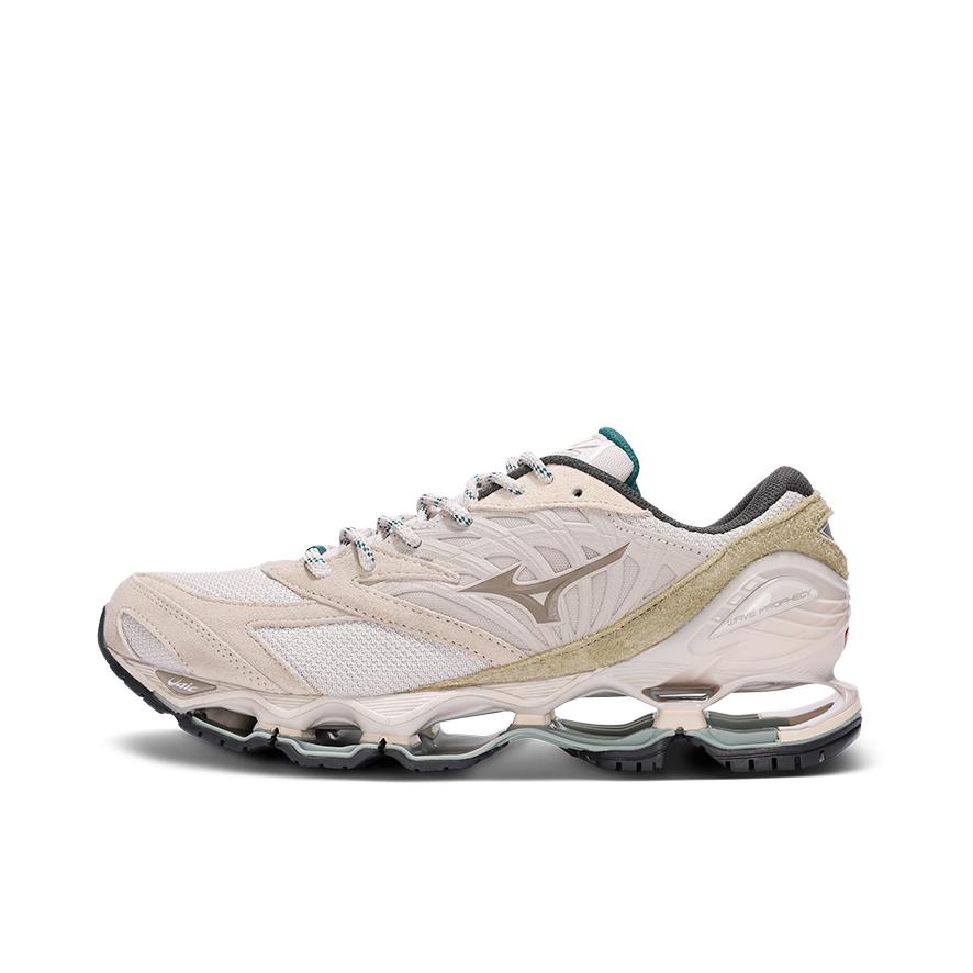 推荐商品：Mizuno/美津浓  Wave Prophecy LS  预言  缓震回弹 防滑耐磨 舒适轻便  网布  透气 拼接织物 合成革 支撑 百搭时尚 休闲运动  跑鞋 沙色
