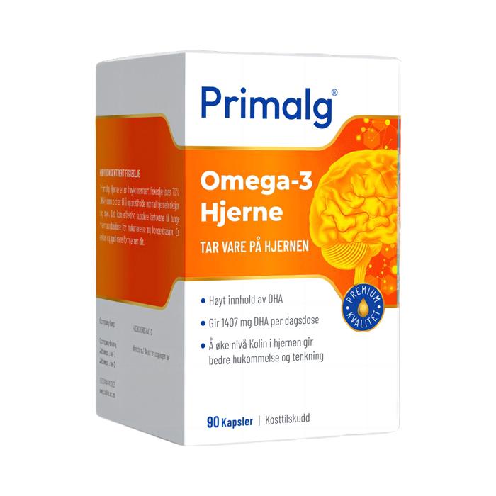 推荐商品:Primalg Hjerne DHA鱼油 瓶装 提高记忆力