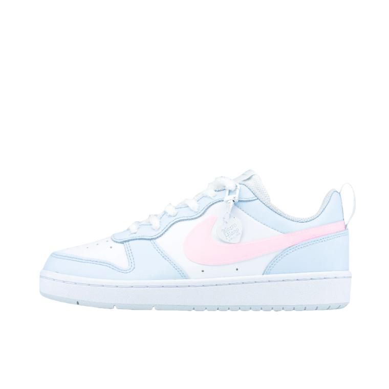 推荐商品：【定制球鞋】 Nike Court Borough 2 板鞋 包裹性增高减龄解构风合成革美式防滑复古轻便 女款/海盐月光曲