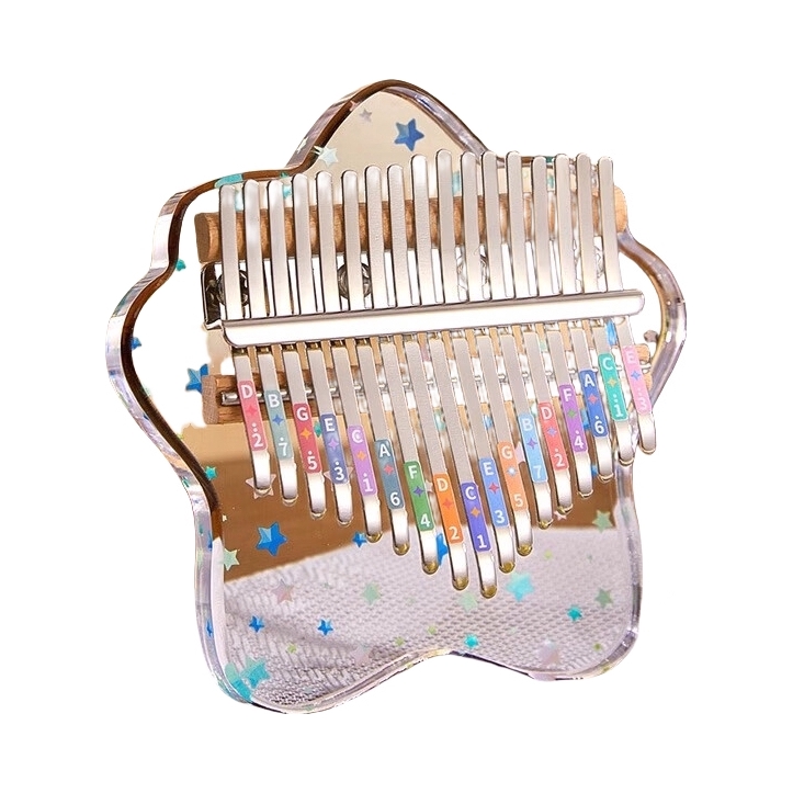 推荐商品：CEGA/前谷 17音拇指琴水晶透明初学乐器