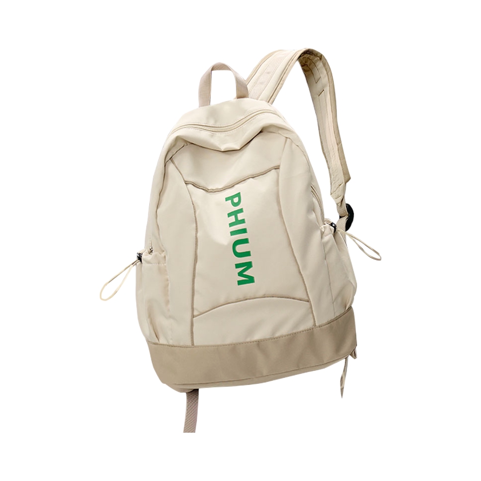 推荐商品：poy 轻便尼龙布中号书包背包双肩包