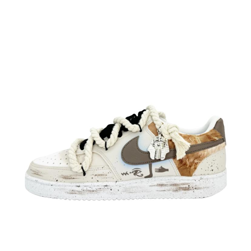 推荐商品：【定制球鞋】 Nike Court Vision 1 板鞋 防水美式简约防滑减震复古 男款/法老密码