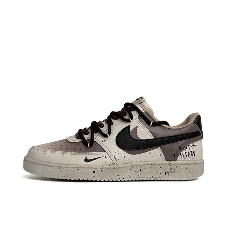 推荐商品：【定制球鞋】 Nike Court Vision 1 板鞋 防水美式简约防滑减震复古 荒漠幽影