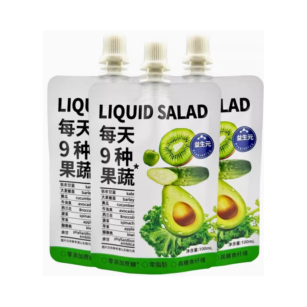 推荐商品：LIQUID SALAD 每天9种果蔬 袋装