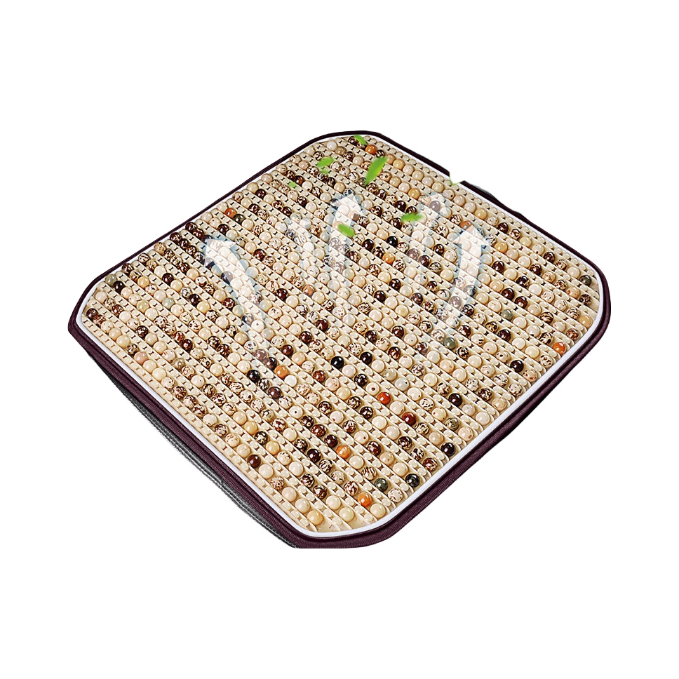 推荐商品：紫风铃 透气木珠 四季通用 夏季 汽车坐垫