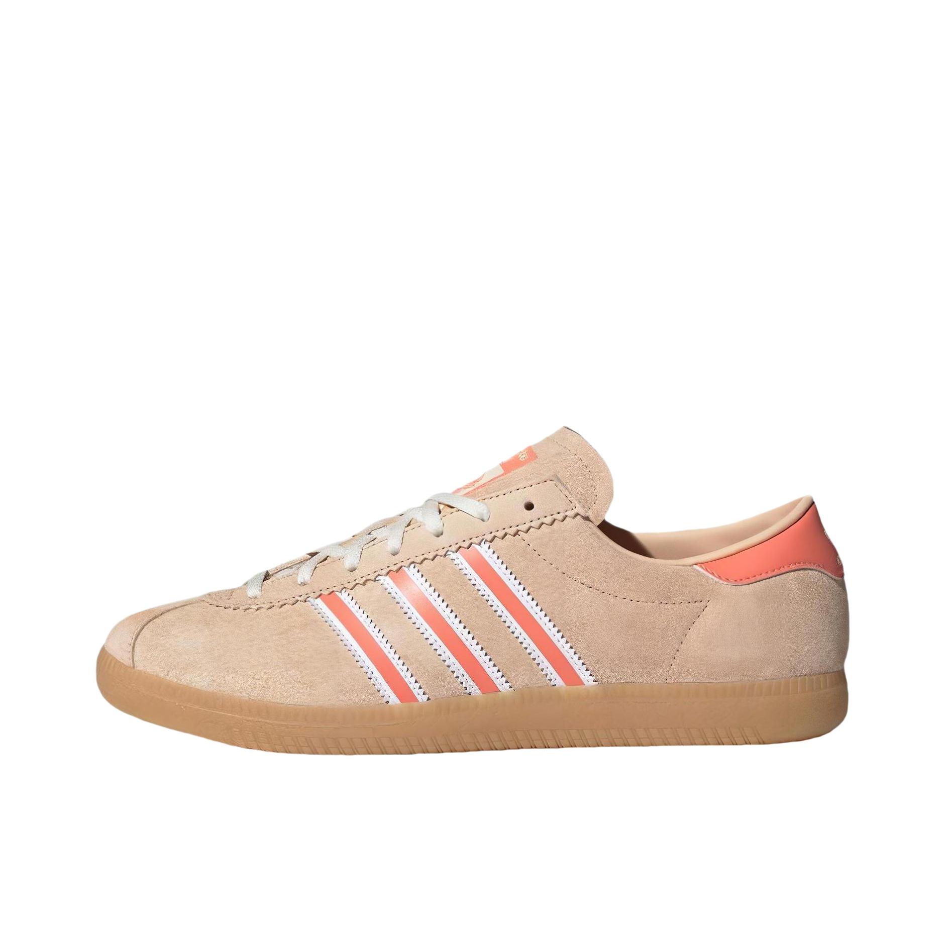 推荐商品：adidas State Series 绒面皮 运动休闲鞋 桔色