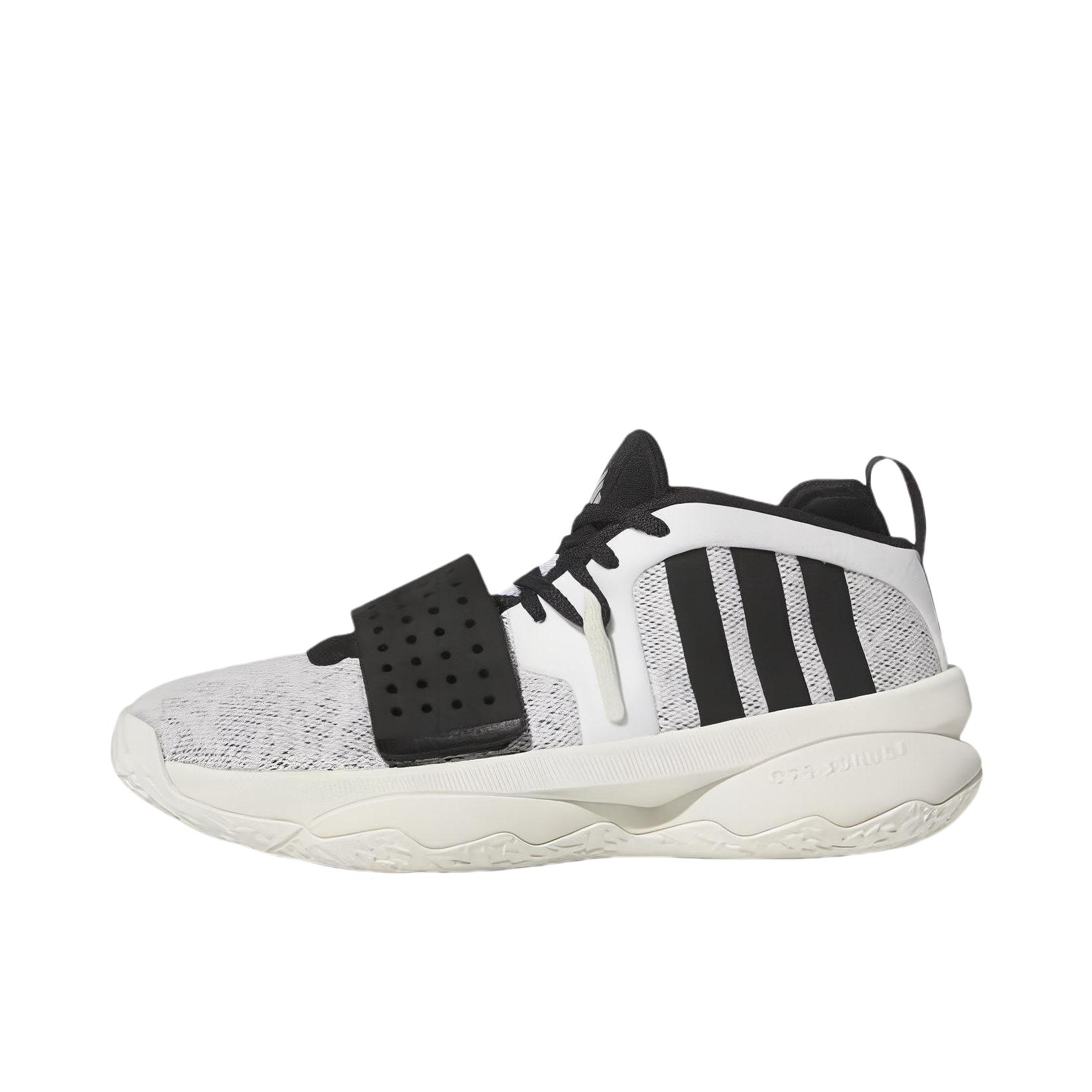 推荐商品：adidas Dame 8 Extply 利拉德 篮球鞋 耐磨防滑回弹缓震轻便实战圆头 白色/黑色
