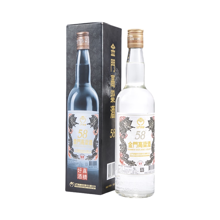 推荐商品：金门高粱酒 大白金龙 2021年 750ml 58度 白酒 盒装