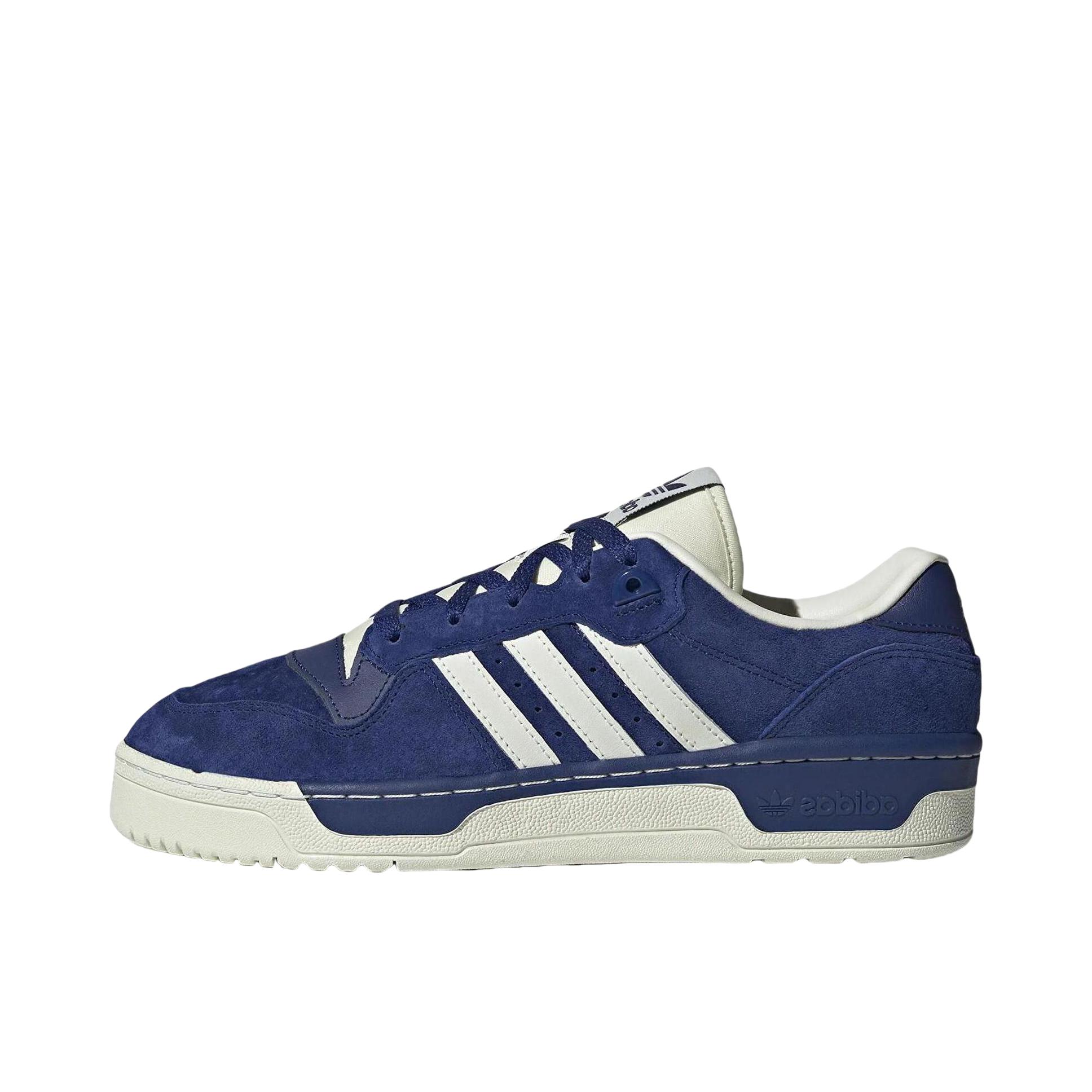 推荐商品：adidas Rivalry 86 运动休闲鞋 防滑耐磨舒适潮流复古轻便透气圆头 胜利蓝/象牙白