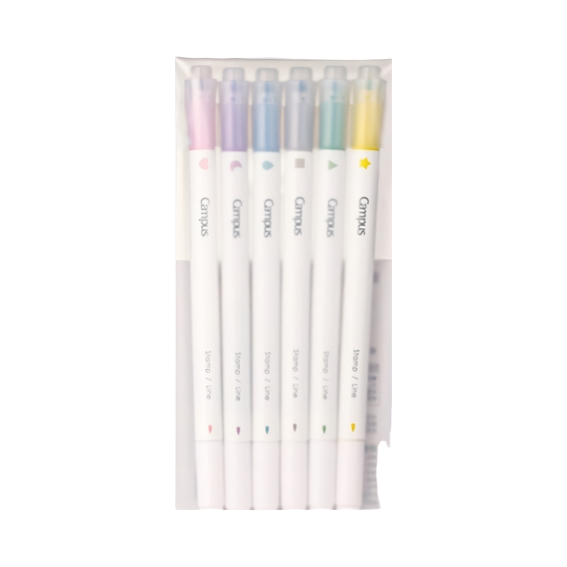 推荐商品：kokuyo/国誉 WSG-PMW301 双头荧光笔 多色组合 手绘手账重点标记点缀