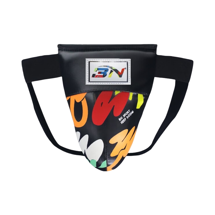 推荐商品：BN FIGHT 涂鸦系列 散打 跆拳道 搏击 对抗 拳击护裆 BN-TY1919