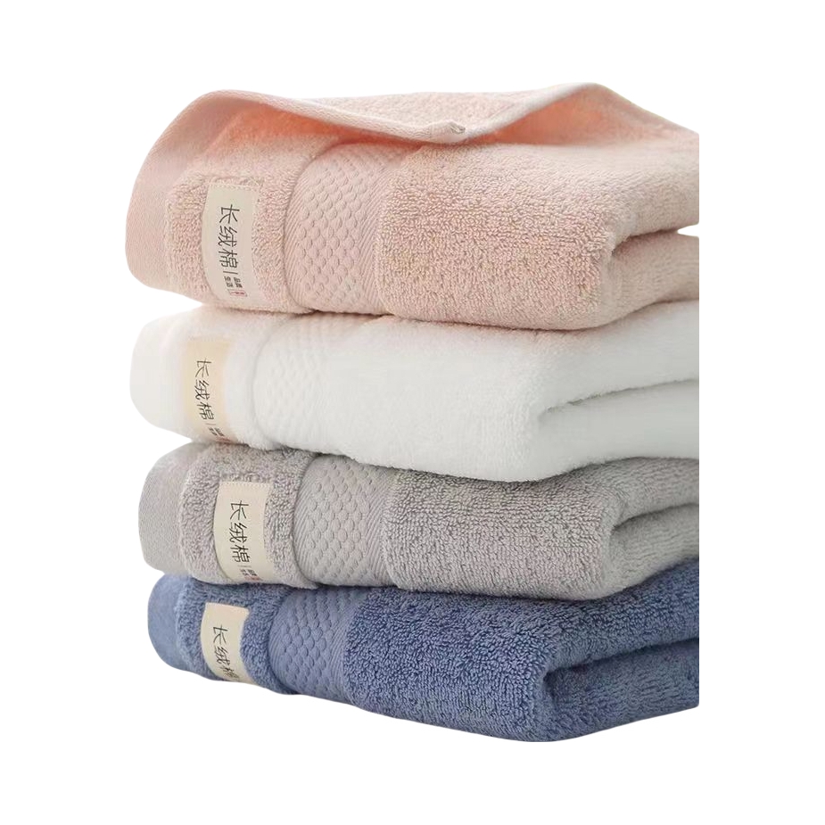 推荐商品：万亩棉田 4条组合装 新疆长绒棉加厚柔软亲肤吸水不掉毛毛巾