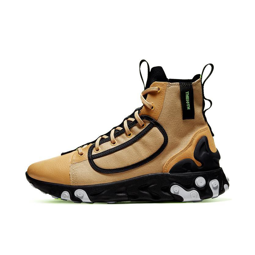 推荐商品：Nike React Ianga 时尚 舒适软底 缓震耐磨 运动休闲鞋 ClubGold 黑咖