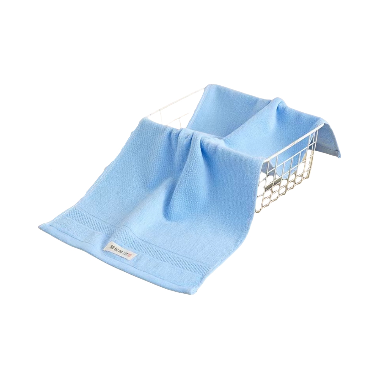 推荐商品：万亩棉田 34*74cm 单条 新疆长绒棉加厚柔软亲肤吸水不掉毛毛巾 B9211