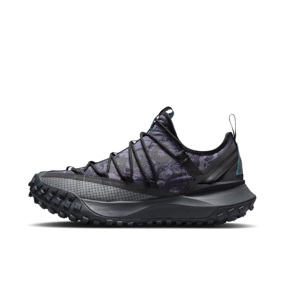 推荐商品：Nike ACG Mountain Fly 山飞一代 户外鞋 徒步鞋 越野跑鞋 机能防水休闲防滑耐磨 Green Abyss 黑色/蓝色
