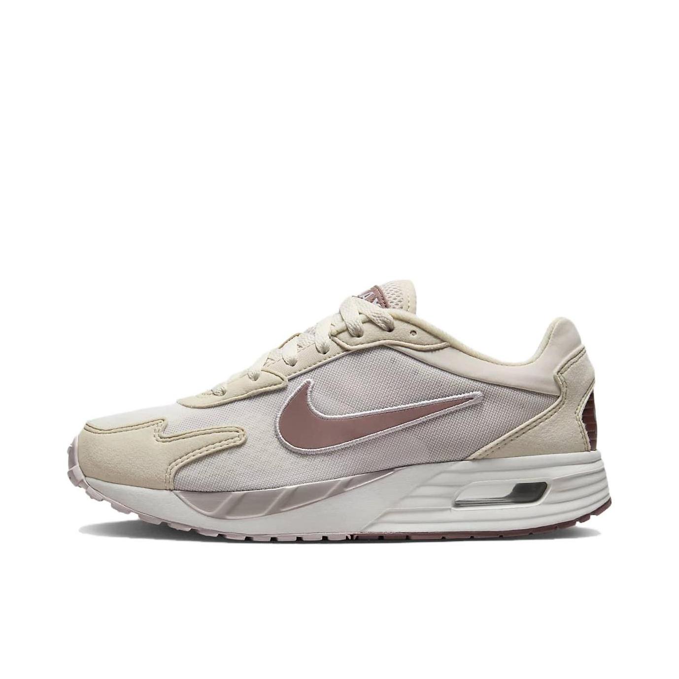 推荐商品：Nike Air Max Solo 运动休闲鞋 训练舒适轻便网面透气缓震耐磨支撑复古抓地 褐色/卡其色/白色