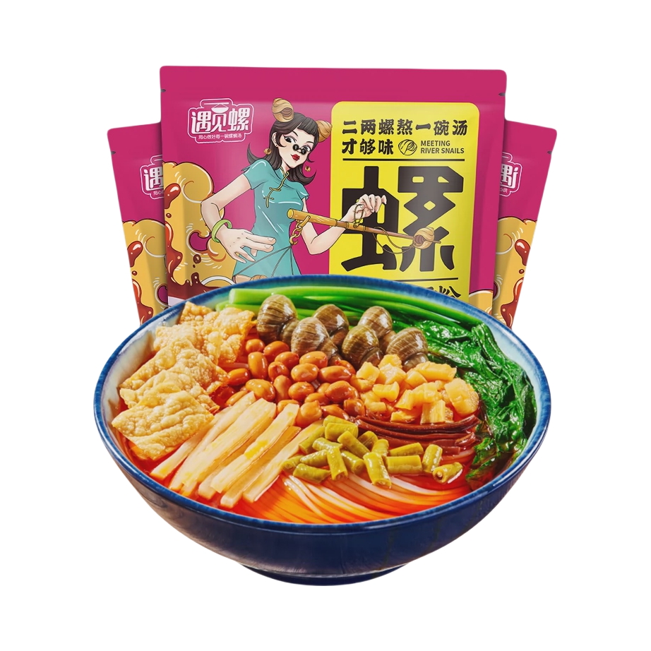 推荐商品：遇见螺 柳州螺蛳粉 包装