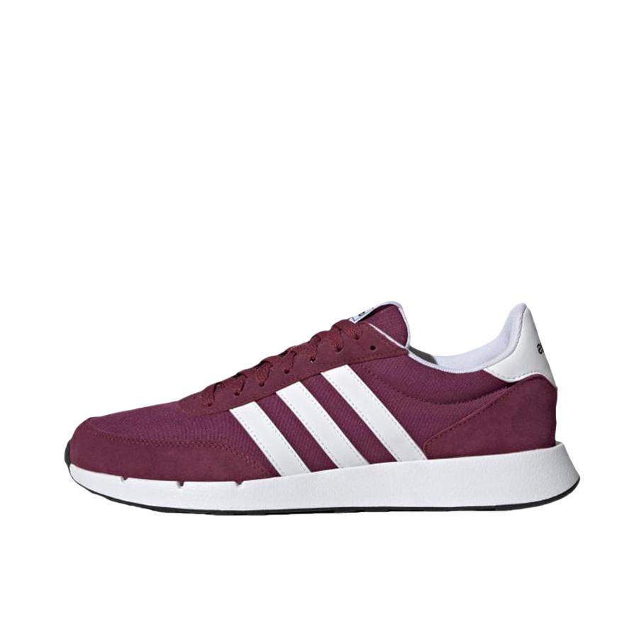 推荐商品：adidas Run 60s 2 跑鞋 缓震回弹透气耐磨复古跑步风 酒红/白色
