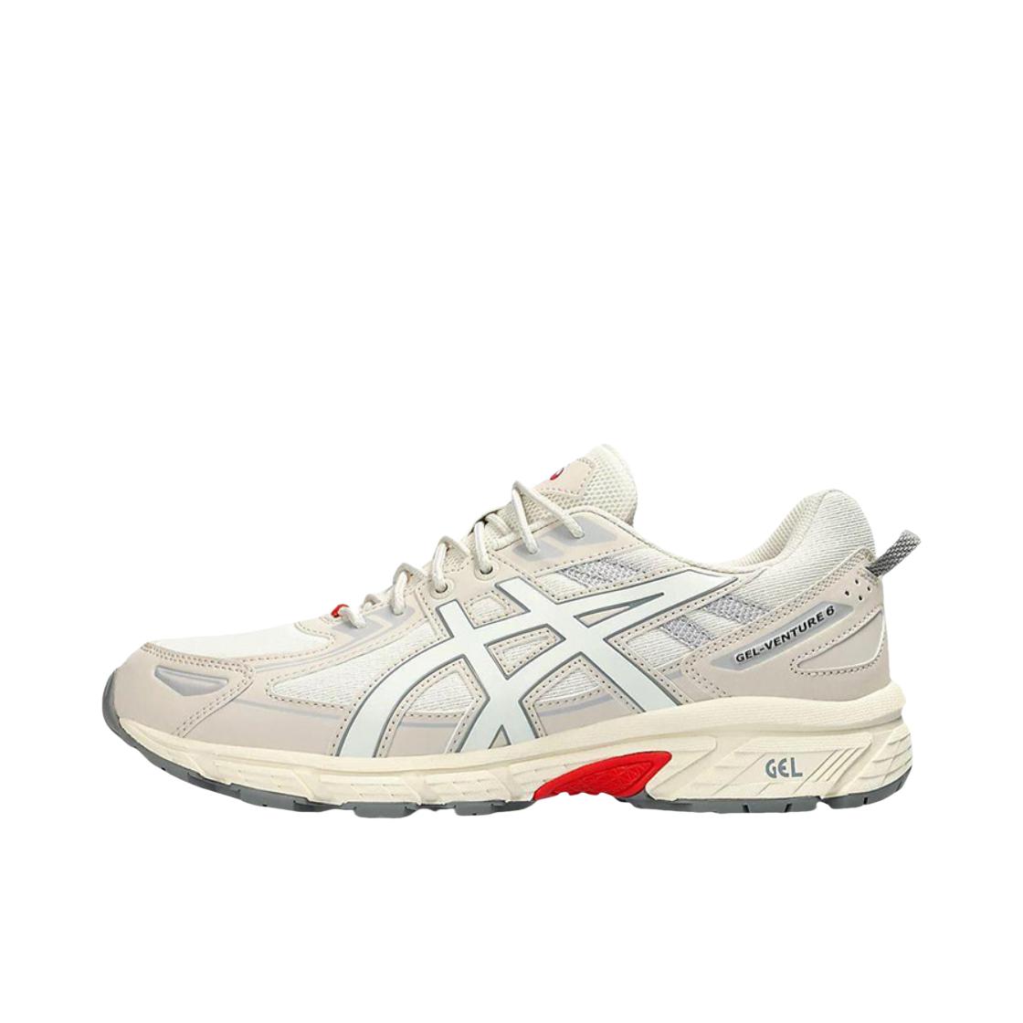 推荐商品：Asics/亚瑟士 Gel-Venture 6 跑鞋 防滑耐磨缓冲抓地减震回弹透气复古越野 米色