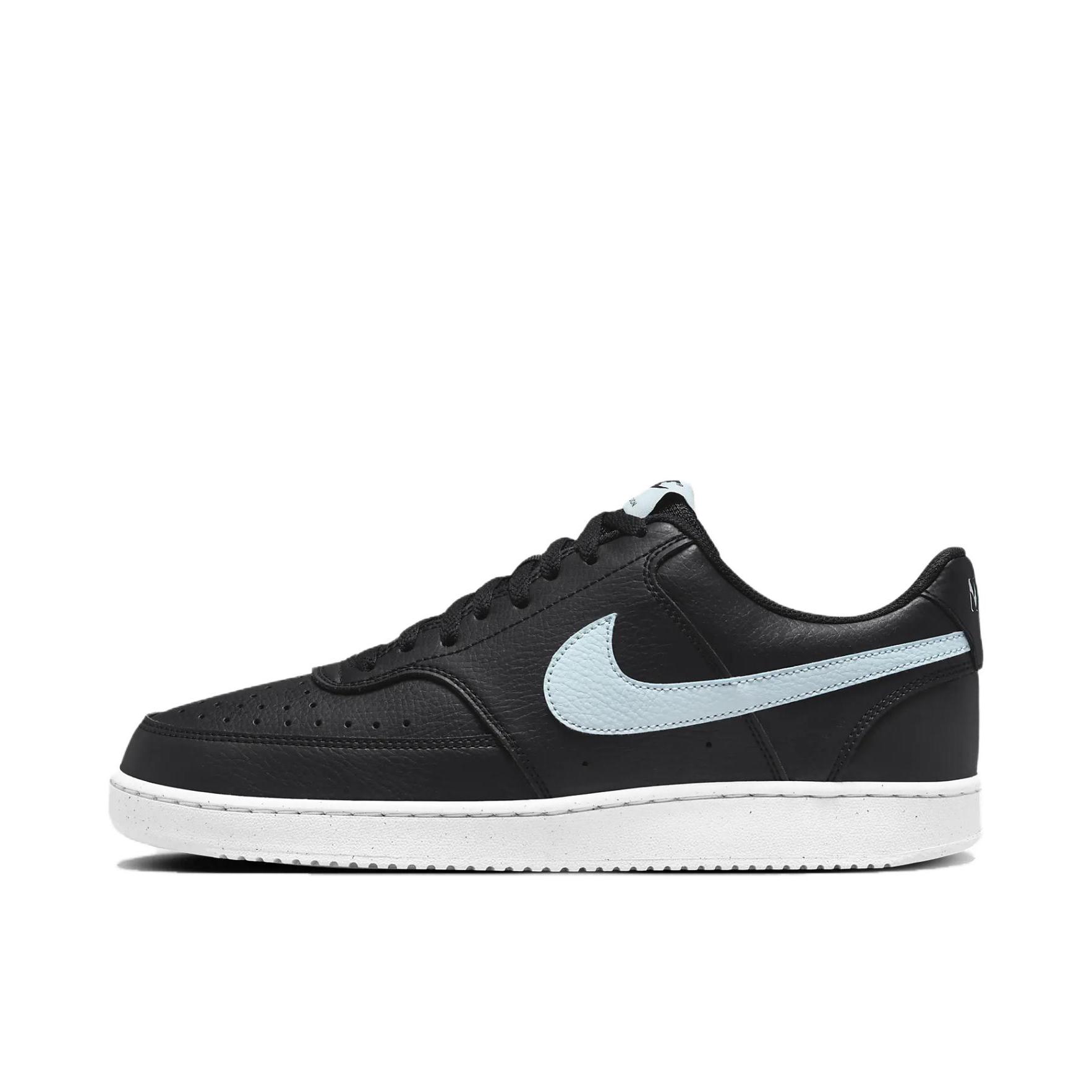推荐商品：Nike Court Vision 板鞋 复古缓震抓地防滑轻便 黑色/灰色