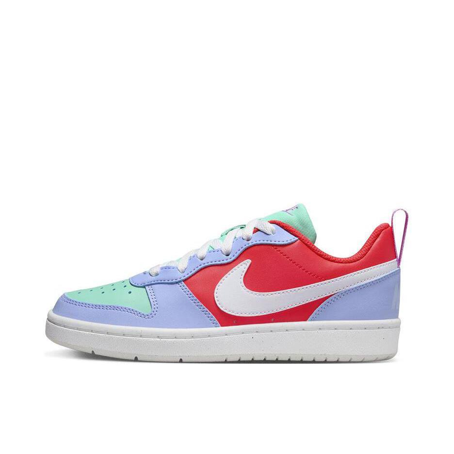 推荐商品：Nike Court Borough 板鞋 复古舒适透气防滑耐磨轻便防水耐穿 GS/红色