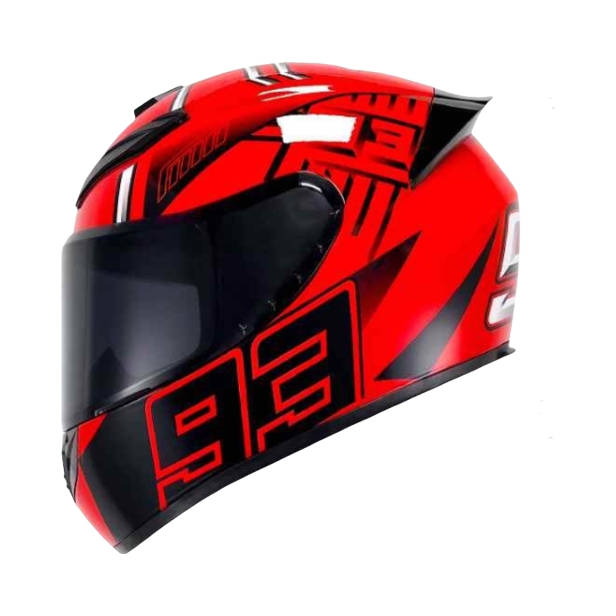 推荐商品：骑克 QK111 安全认证 四季通用 全盔 单镜片 潮酷 摩托车头盔