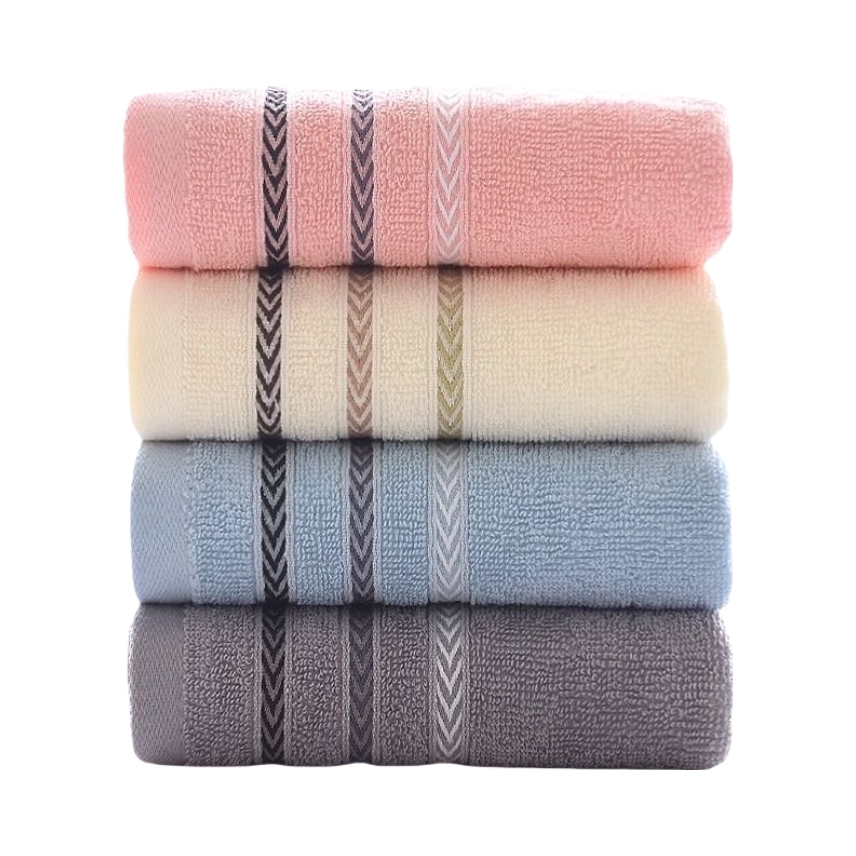 推荐商品：棉柔雨 4条组合装 新疆长绒棉加厚柔软亲肤吸水不掉毛毛巾