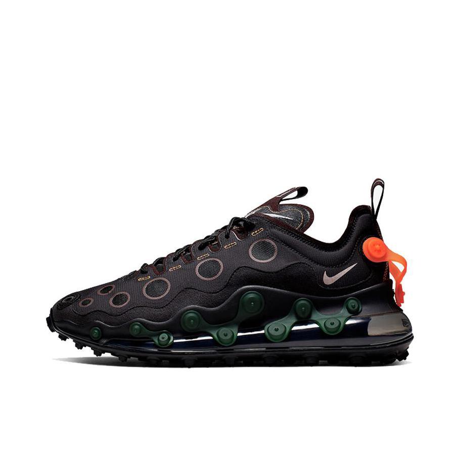 推荐商品：Nike Air Max 720 ISPA 运动休闲鞋 机能防滑耐磨减震合成革轻便支撑舒适圆头 黑色/绿色/橙色