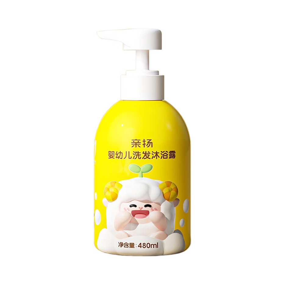 推荐商品：亲扬 婴幼儿洗发沐浴露二合一温和洗护