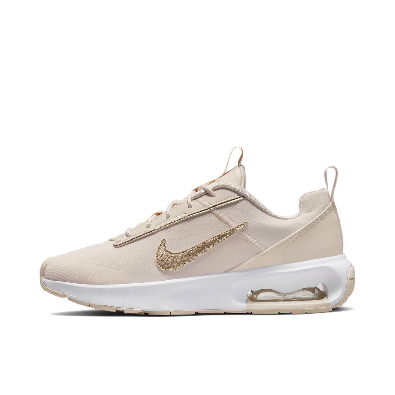 推荐商品：Nike Air Max Intrlk 跑鞋 轻便缓震防滑耐磨舒适百搭简约时尚织物合成革支撑回弹抓地 灰色/白色