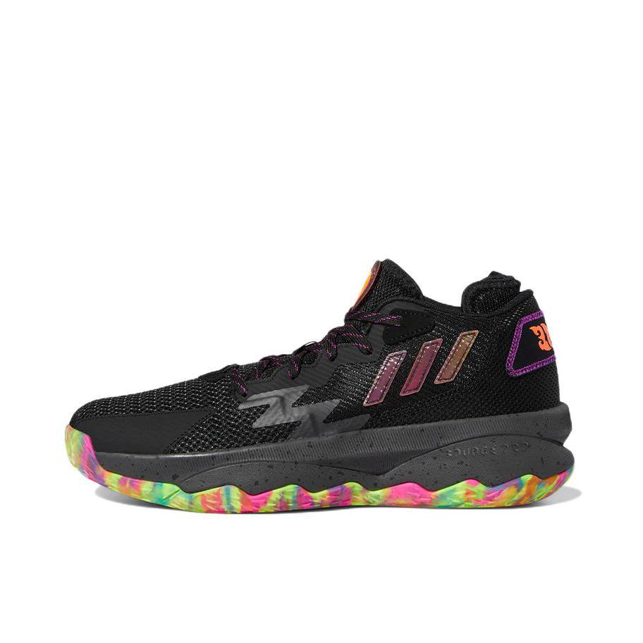 推荐商品：adidas Dame 8 利拉德 篮球鞋 实战训练缓震防滑耐磨包裹性支撑 黑色/紫色
