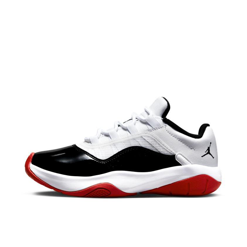 推荐商品：Air Jordan CMFT 11 运动休闲鞋 减震防滑复古耐磨舒适百搭透气运动回弹织物合成革抓地缓震轻便包裹性 GS/白色/红色/黑色