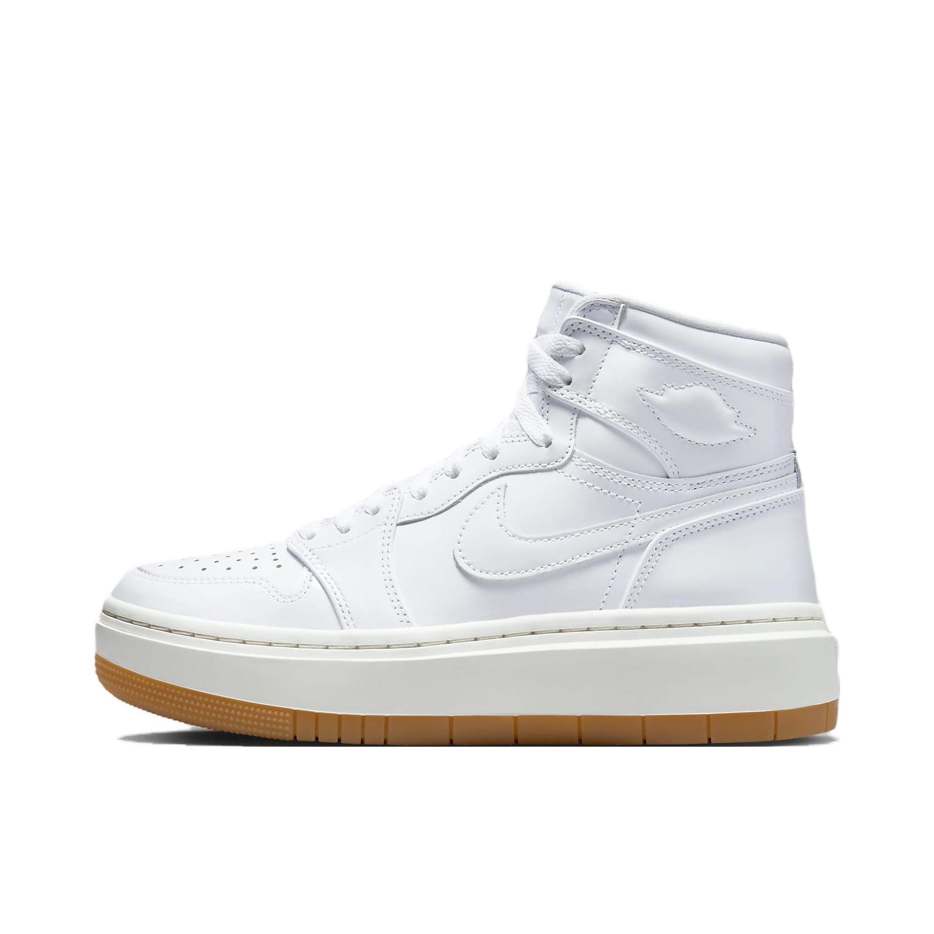 推荐商品：Jordan Air Jordan 1 elevate 板鞋 圆头厚底减震防滑复古增高 高帮/乳白色