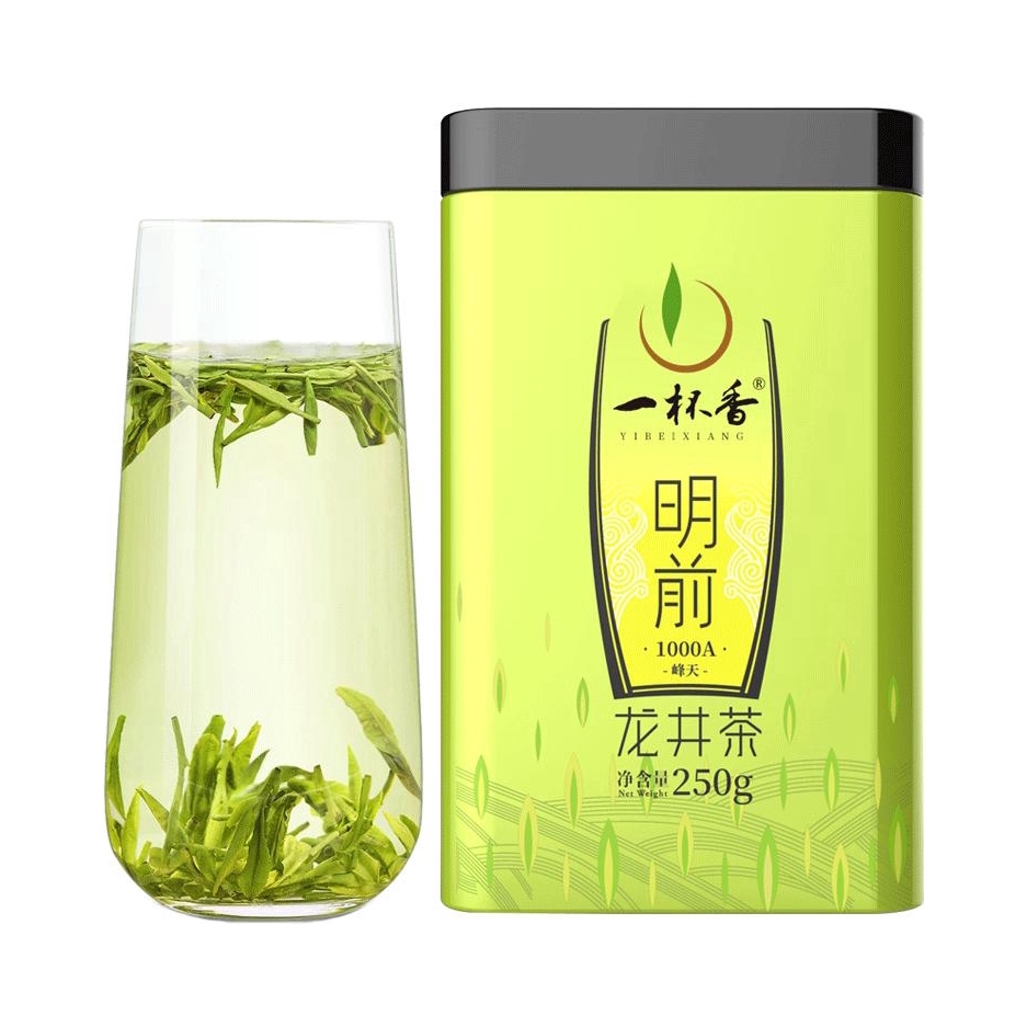 推荐商品：一杯香 明前1000A 龙井茶 罐装