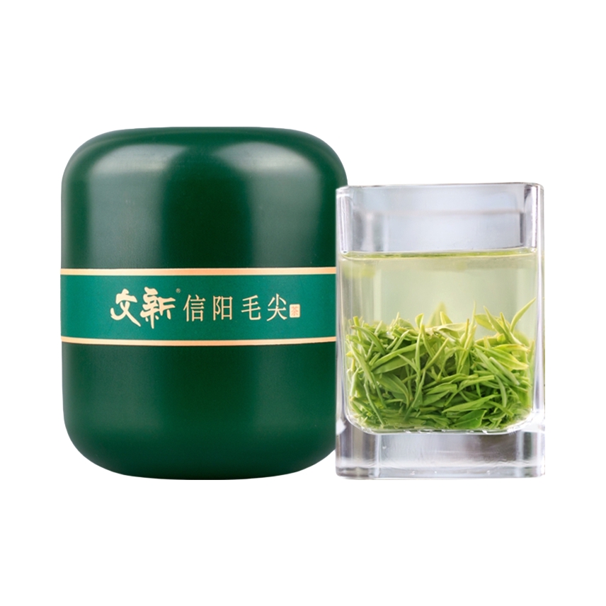 推荐商品：文新 特级 信阳毛尖 罐装 抢新小绿罐明前