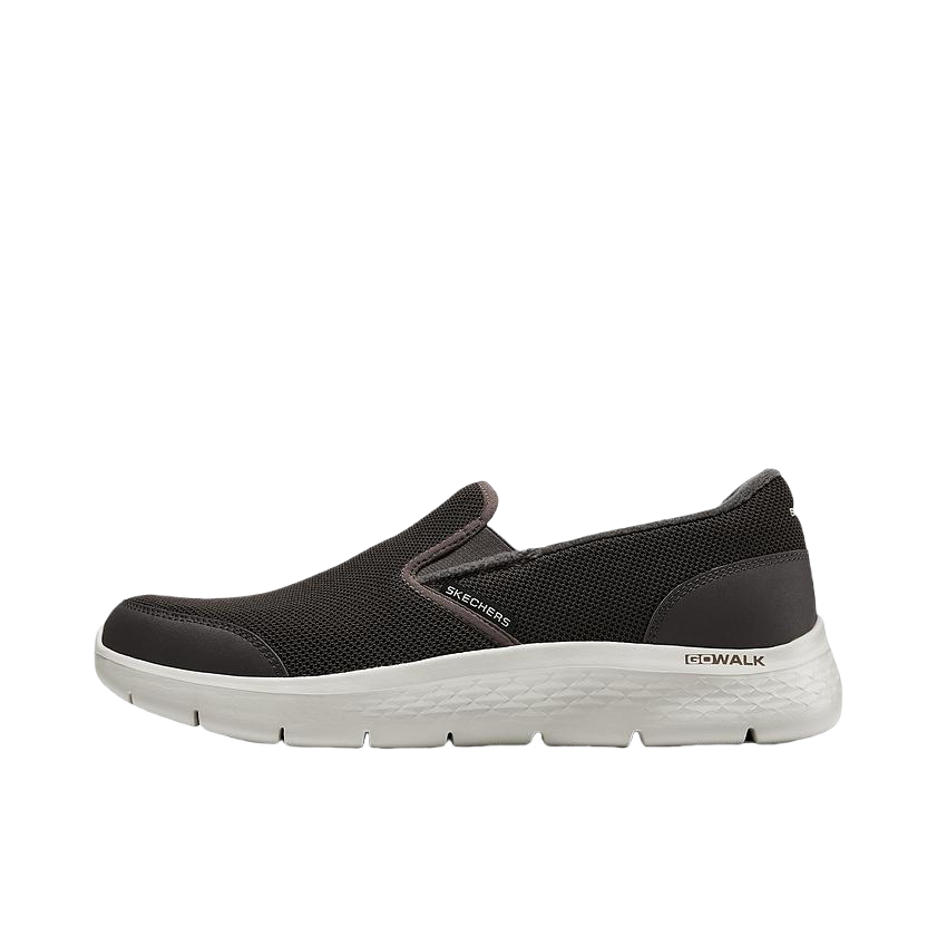 推荐商品：Skechers/斯凯奇 Go Walk Flex 舒适轻便 网布 缓震 一脚蹬 运动休闲鞋 加绒/棕色/黑色 