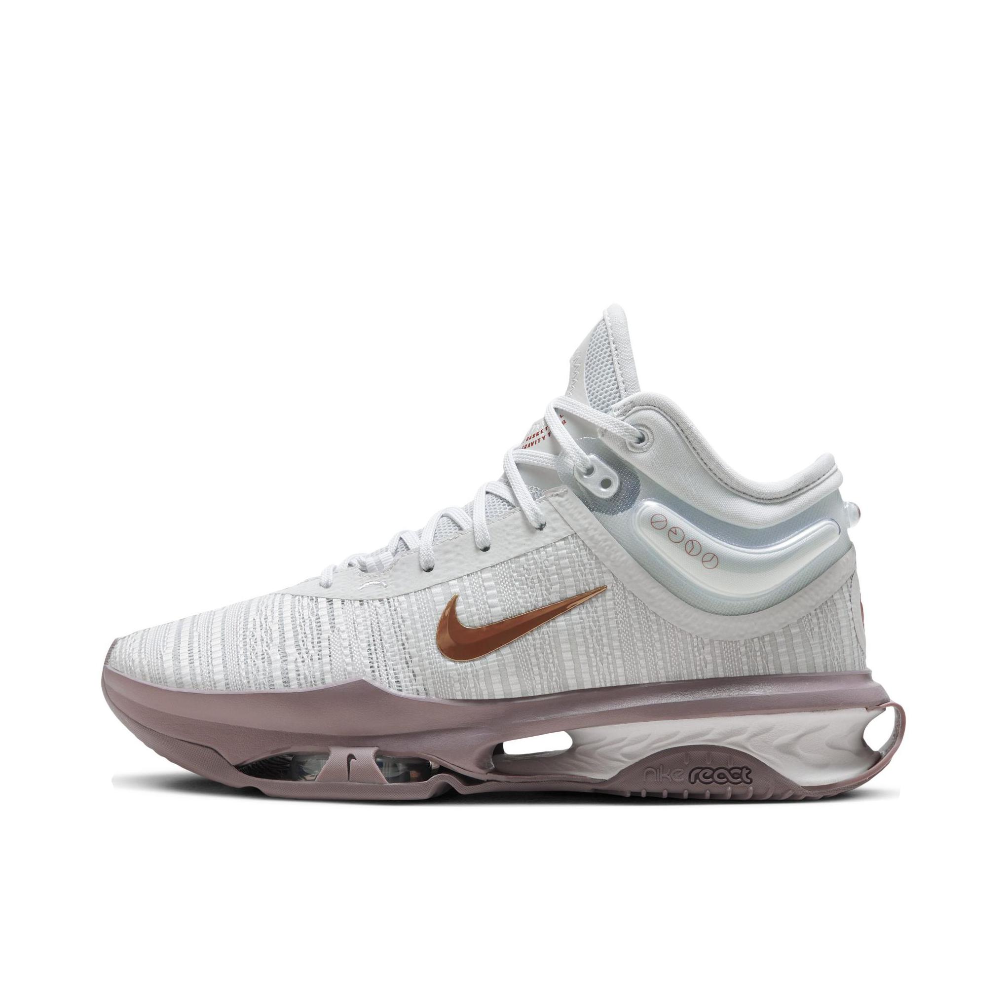 推荐商品：Nike Air Zoom G.T. Jump 2 抗扭 舒适减震 防滑耐磨 圆头 支撑回弹 百搭潮流 篮球鞋 国内版/尘光子色/红古铜/幻影灰白