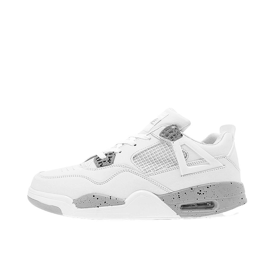 QUICHE SHOE 系带 低帮 厚底 圆头 板鞋 QS-DL&9005-3 白灰色