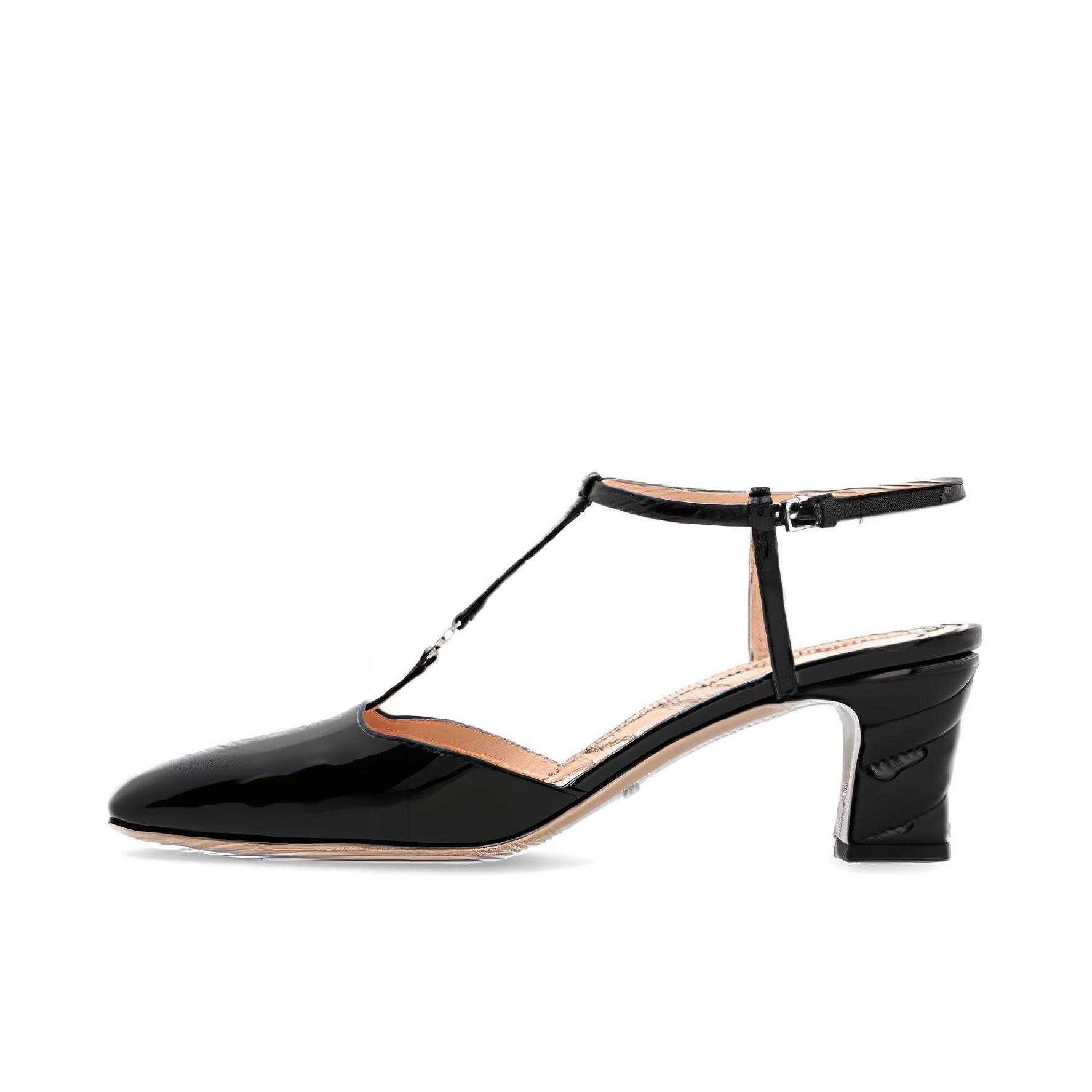 推荐商品：GUCCI 时尚百搭 防滑耐磨 高跟鞋 723446 BNC00 1000 黑色