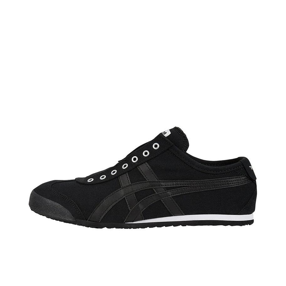 推荐商品：Onitsuka Tiger/鬼塚虎 Mexico 66 Slip-on 懒人鞋 德训鞋 运动休闲鞋 复古轻便透气一脚蹬舒适百搭 煤黑