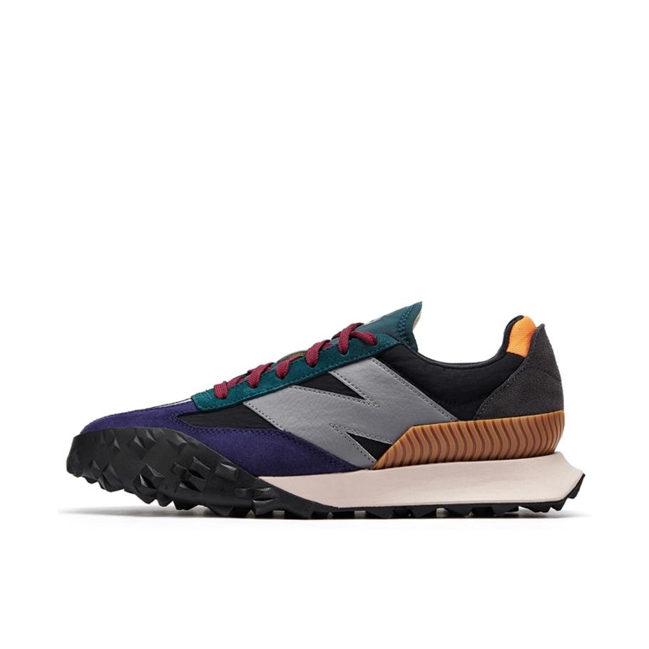 推荐商品：New Balance XC-72 织物 潮流复古 百搭拼接 舒适透气 减震 防滑耐磨 运动休闲鞋 Casablanca联名/黑色/蓝色