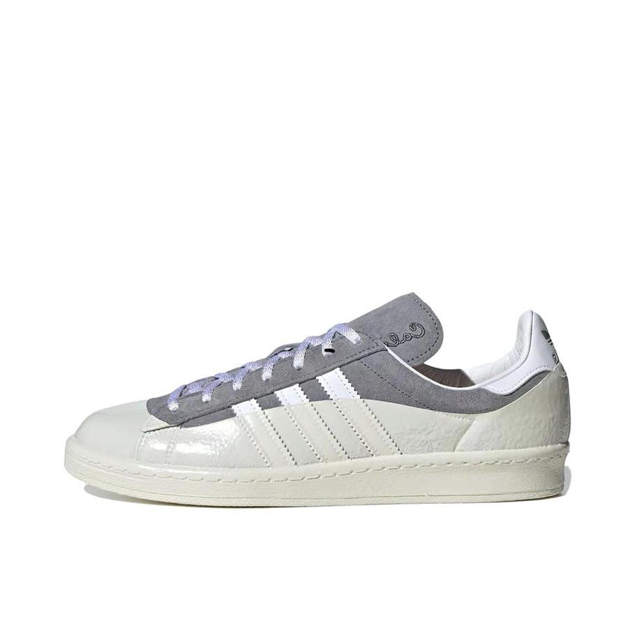推荐商品：adidas originals Campus 80s 板鞋 复古减震透气防滑轻便休闲舒适耐磨低帮时尚潮流 灰色/米色