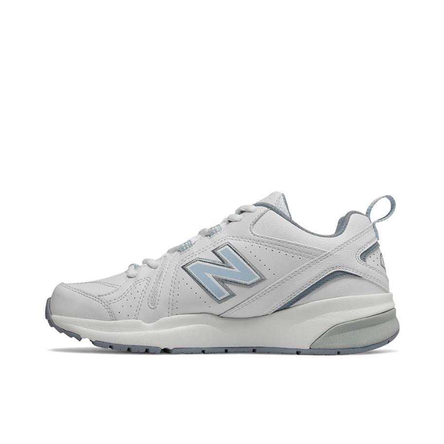 推荐商品：New Balance 608 潮流 透气 耐磨 运动休闲鞋 白色/蓝色
