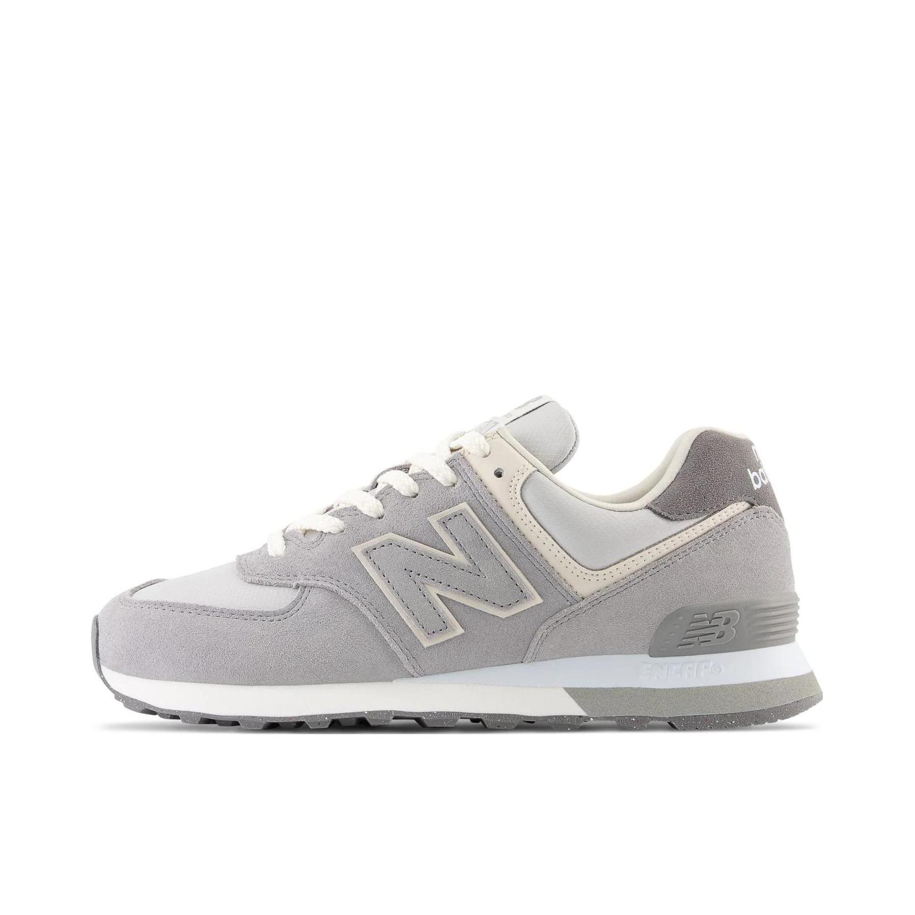 推荐商品：New Balance 574 运动休闲鞋 阿甘鞋 经典复古防滑耐磨缓震舒适透气时尚百搭轻便 浅灰色/米色