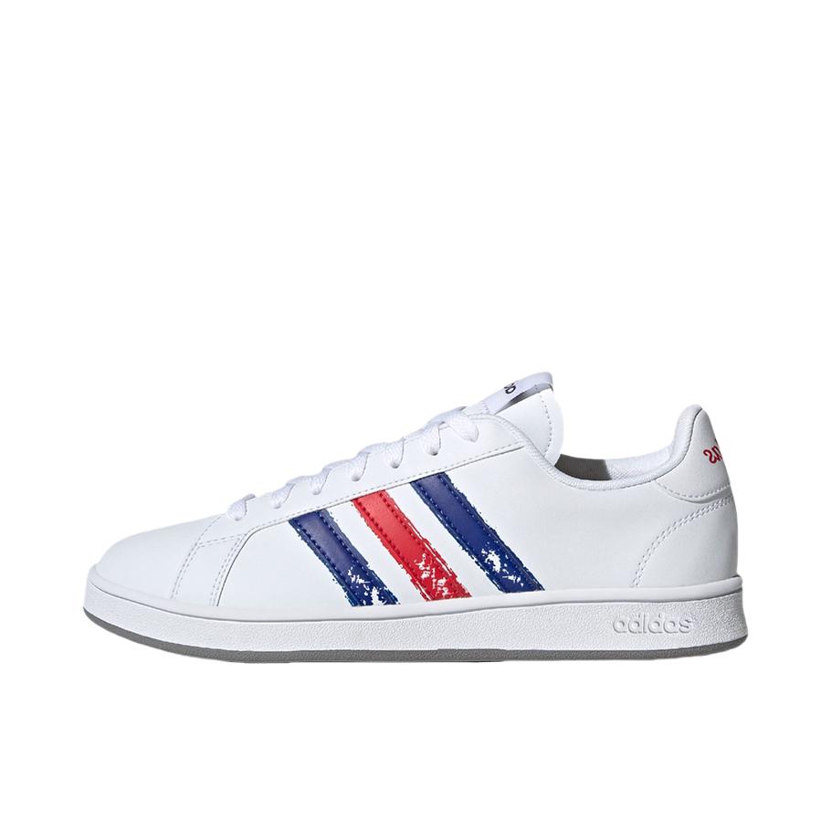 推荐商品：adidas Neo Grand Court Base Beyond 板鞋 防滑耐磨轻便透气舒适百搭潮流 白色/红色/蓝色
