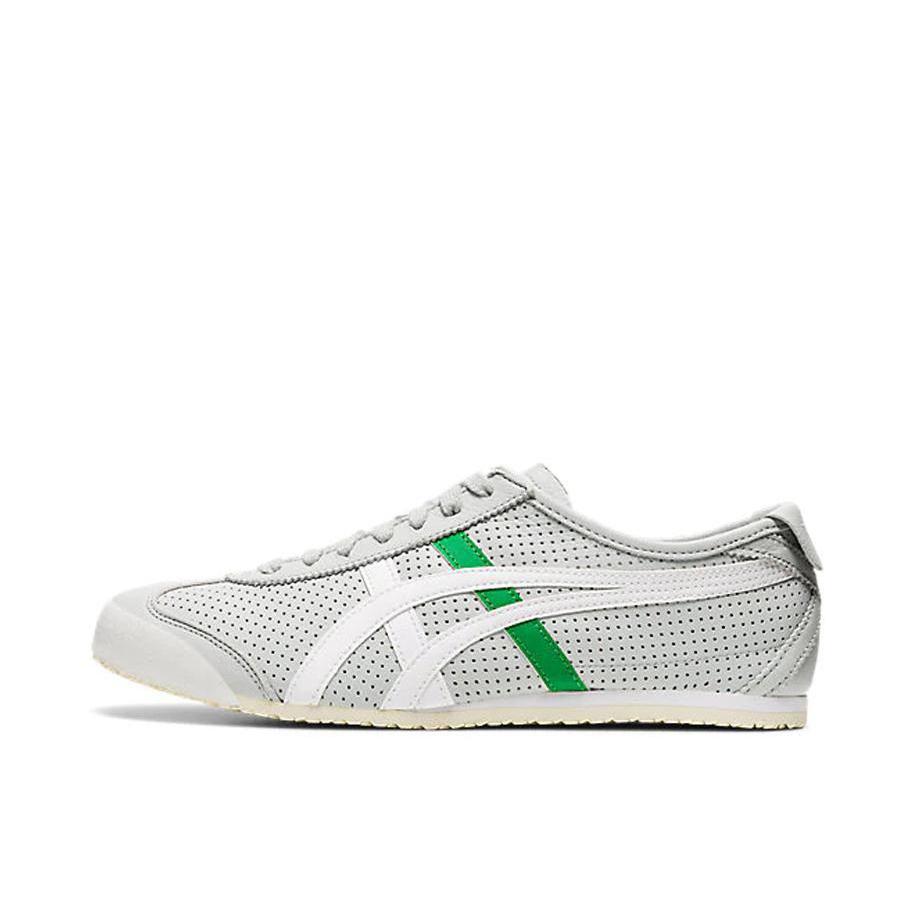 推荐商品：Onitsuka Tiger Mexico 66 德训鞋 运动休闲鞋 复古轻便透气舒适百搭防滑 灰绿色